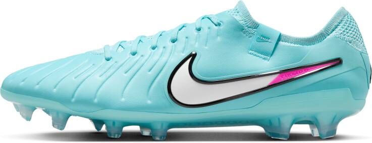 Nike Tiempo Legend 10 Elite low top voetbalschoenen (stevige ondergrond) Blauw