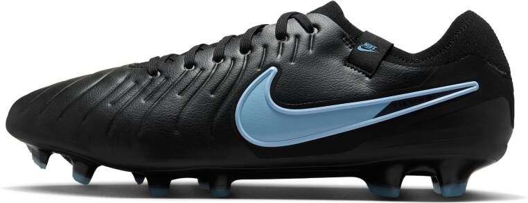 Nike Tiempo Legend 10 Pro low top voetbalschoenen (stevige ondergrond) Zwart