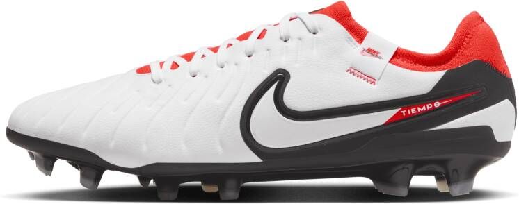 Nike Tiempo Legend 10 Pro low top voetbalschoenen (stevige ondergrond) Wit