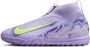 Nike United Jr. Mercurial Superfly 10 Academy high-top voetbalschoenen voor kids (turf) Paars - Thumbnail 1