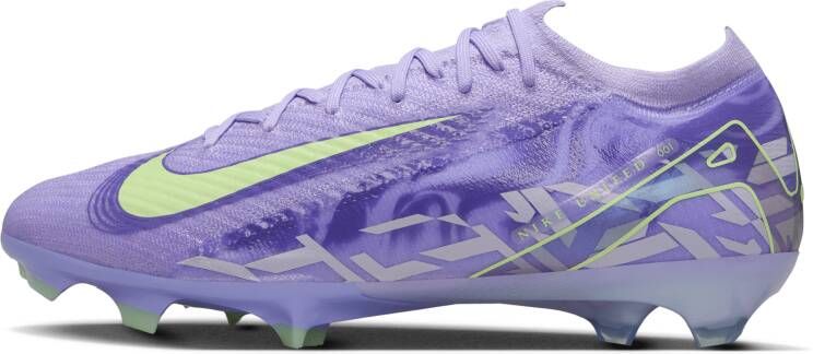Nike United Mercurial Vapor 16 Elite low-top voetbalschoenen (stevige ondergrond) Paars