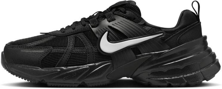 Nike V2k Run Dames Schoenen Zwart Maat: 36.5 Mesh Synthetisch Foot Locker
