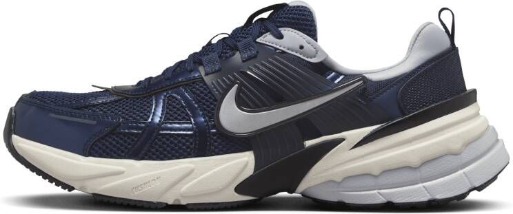 Nike V2k Run Heren Schoenen Blauw Maat: 40.5 Leer Foot Locker