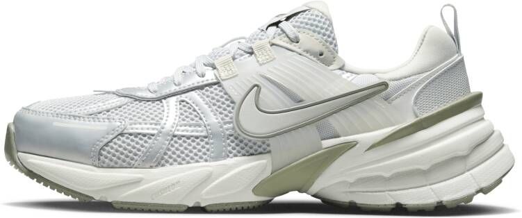 Nike V2k Run Dames Schoenen Grijs Maat: 35.5 Mesh Synthetisch Foot Locker - Foto 1