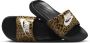 Nike Gedrukte Slide Pantoffels Chutney Wit Zwart Yellow Dames - Thumbnail 2