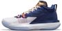 Nike Jordan Zion 1 Mannen Blauw Wit Rood Sneakers - Thumbnail 2