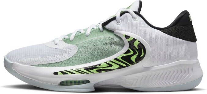 Nike Zoom Freak 4 Basketbalschoenen Wit