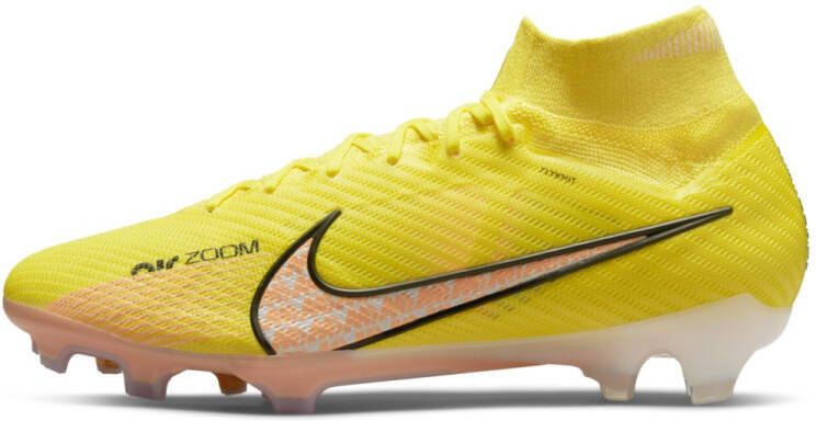 Nike Zoom Mercurial Superfly 9 Elite FG Voetbalschoenen (stevige ondergrond) Geel - Foto 2