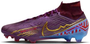 Nike Zoom Mercurial Superfly 9 Elite KM FG Voetbalschoenen (stevige ondergrond) Rood