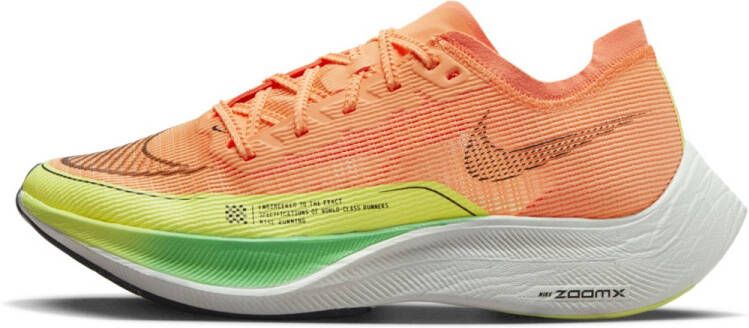 Nike Running ZoomX Vaporfly Next% 2 Peach Cream Green Shock - Foto 2