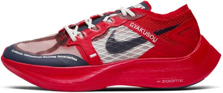 Nike ZoomX Vaporfly Next% x Gyakusou Hardloopschoen Rood