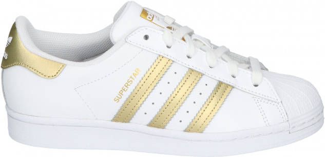 Adidas Superstar Women Cloud White Gold Lage sneakers