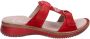 Ara Slippers Hawaï sleehak zomerschoen pantoffels met klittenband - Thumbnail 5
