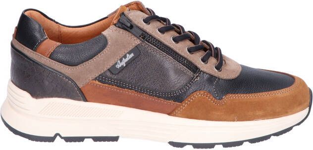 Australian Connery Grey Cognac H-Wijdte Veterschoenen