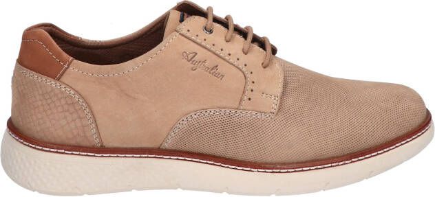 Australian Pozzato Sand Beige G-Wijdte Veterschoenen