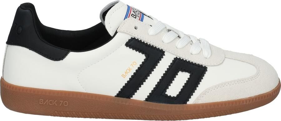 Back 70 Cloud White Leather Black