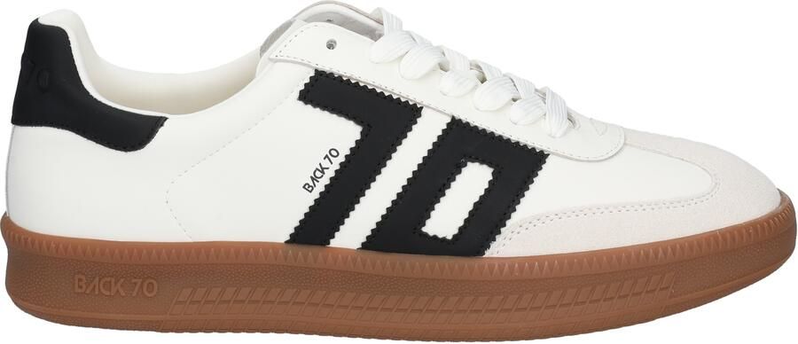 Back 70 Double 01 Leather White Black