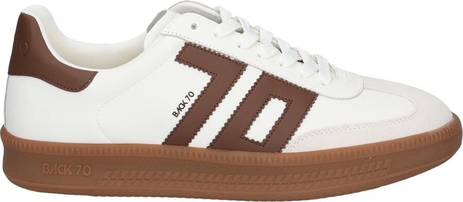 Back 70 Double 04 Leather White Brown