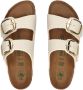 Birkenstock Arizona Big Buckle Women Vegan Canvas Eggshell Narrow Slippers - Thumbnail 4