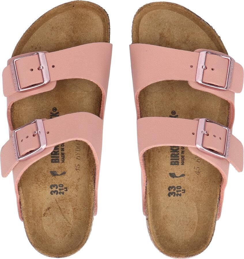 Birkenstock Arizona Slippers en Sandalen Peuter Roze Nubuck - Foto 10