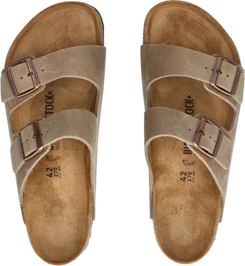 Birkenstock Arizona Men Leather Oiled Tobacco Brown Regular