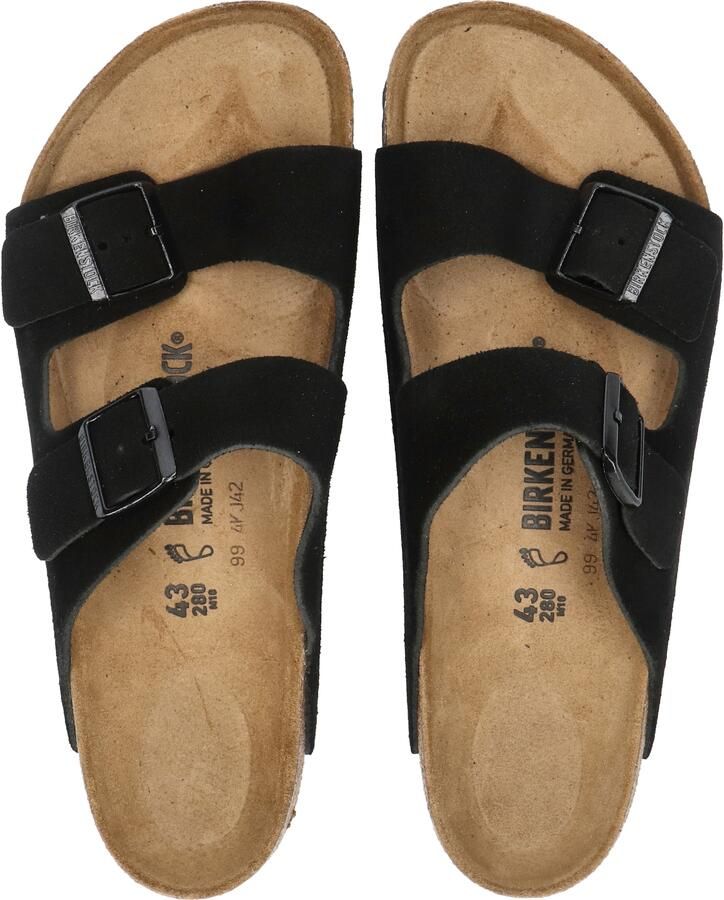 Birkenstock Arizona Men Suede Black Regular