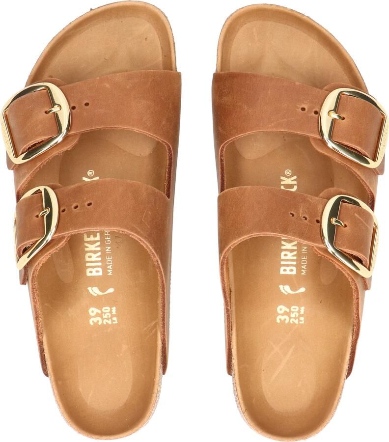 Birkenstock Arizona Women Big Buckle Leather Oiled Cognac