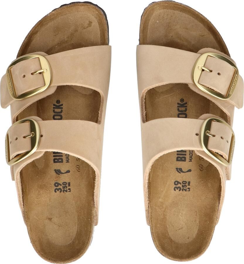 Birkenstock Arizona Women Big Buckle Nubuck Sandcastle Narrow