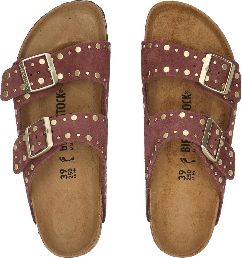 Birkenstock Arizona Women Rivet Suede Pepper Narrow