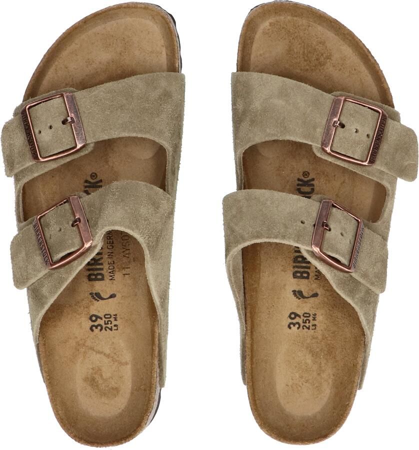 Birkenstock Arizona Women Suede Taupe Narrow