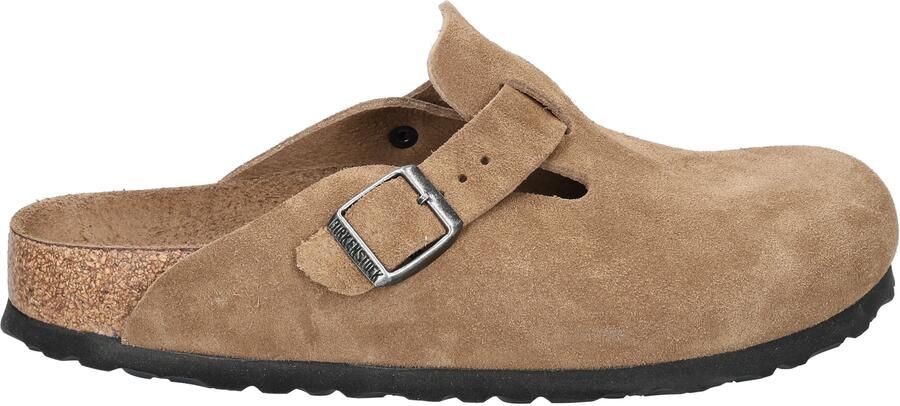 Birkenstock Boston Women Suede Dark Tea Narrow