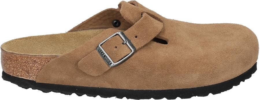 Birkenstock Boston Women Suede Dark Tea Narrow