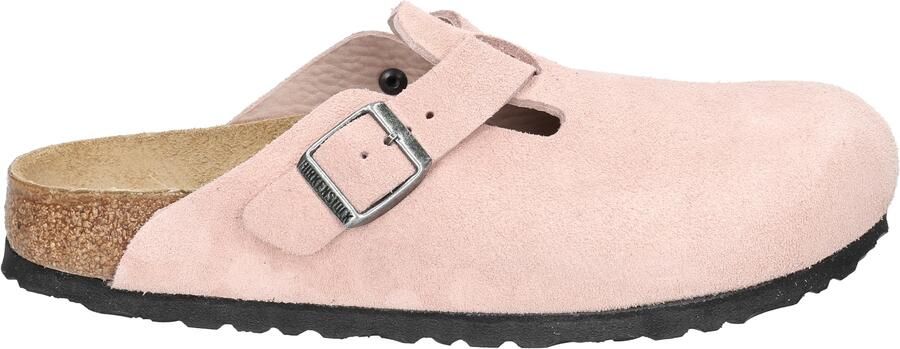Birkenstock Boston Women Suede Pink Clay Narrow