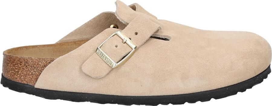 Birkenstock Boston Women Suede Sandcastle Narrow