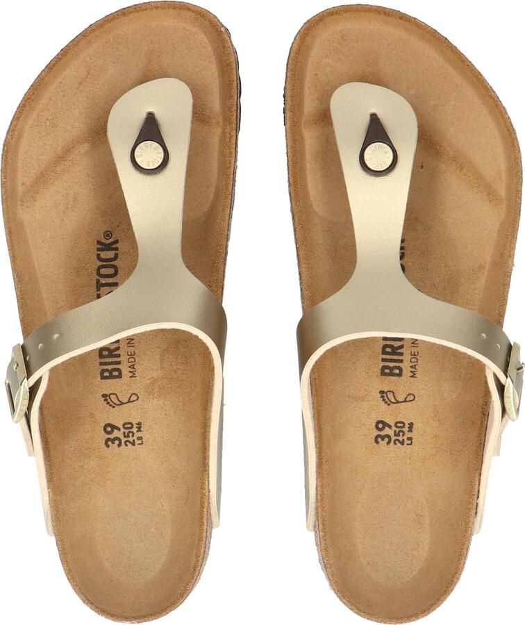 Birkenstock Gizeh Women Birko Flor Gold Regular