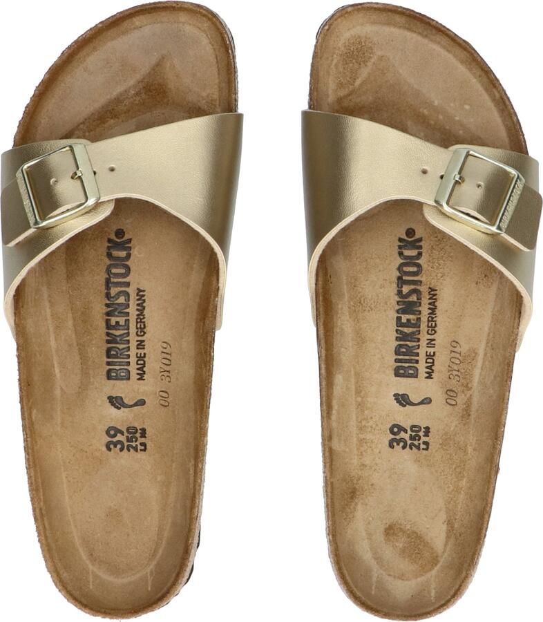 Birkenstock Madrid Women Birko Flor Gold Narrow