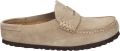 Birkenstock Naples Wrapped Women Suede Taupe Narrow - Bruin