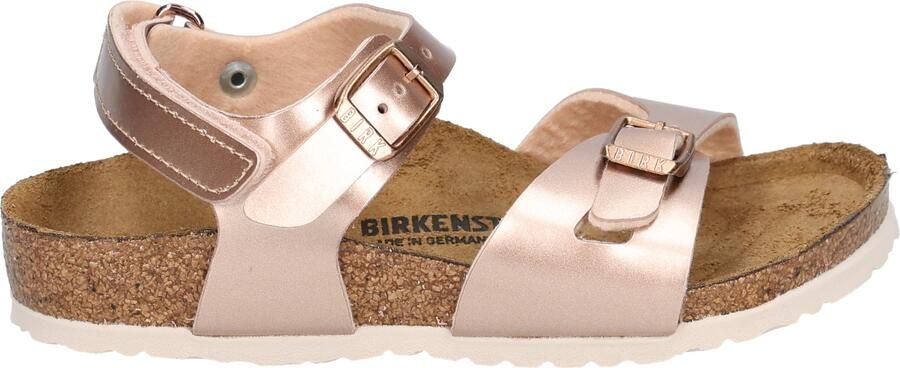 Birkenstock Rio Kids Birko Flor Metallic Copper Narrow