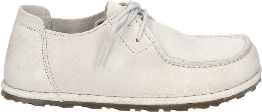 Birkenstock Utti Lace Women Suede Antique White Narrow