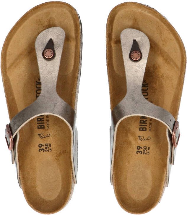 Birkenstock Gizeh Women Graceful Taupe Birko-Flor Regular