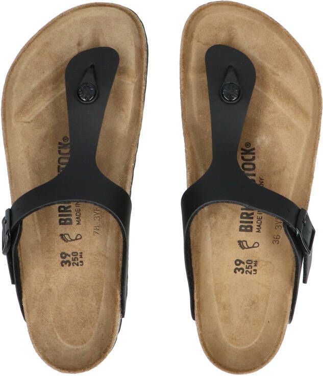 Birkenstock Gizeh Women Black Birko-Flor Regular
