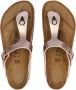 Birkenstock Women's Gizeh BF Metallic Sandalen beige - Thumbnail 4