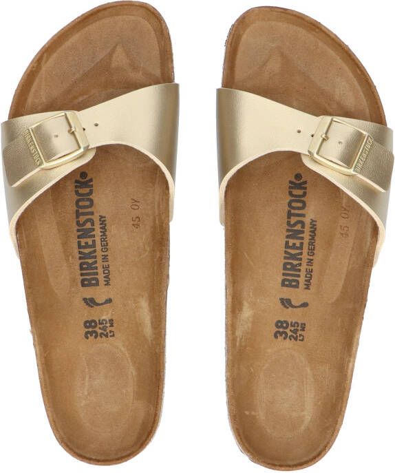 BIRKENSTOCK Slippers Madrid Maat: 39 Materiaal: Leatherlook Kleur: Goud - Foto 15