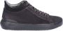 Blackstone YG23 Nero sneakers Nubuck sneakers Zwarte schoenen - Heren schoenen sluiting veters - Thumbnail 4