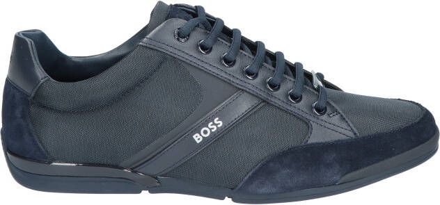 Boss Saturn Lowp Mx Dark Blue Sneakers
