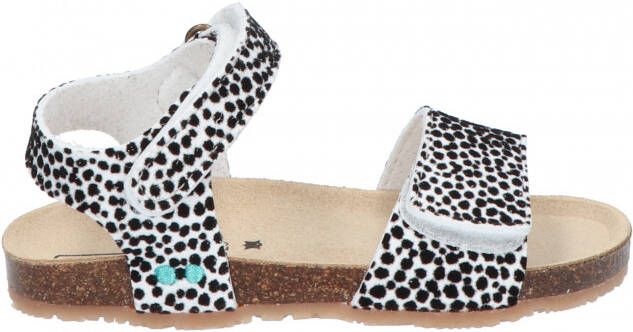 BunniesJR Bunnies JR 222408-500 Meisjes Sandalen Wit Print Imitatieleer Klittenband - Foto 2