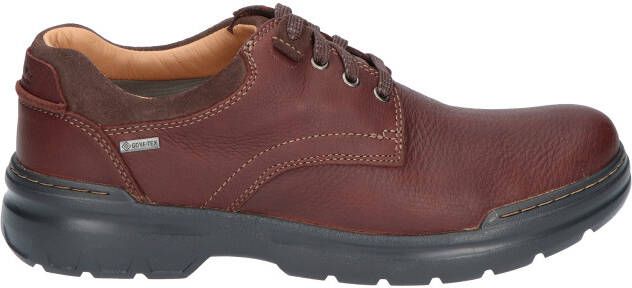 Clarks Rockie Low GTX Mohagony Veterschoenen