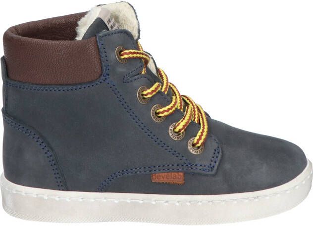 Develab Jongens Enkellaarsjes in Nubuck (Blauw) - Foto 4