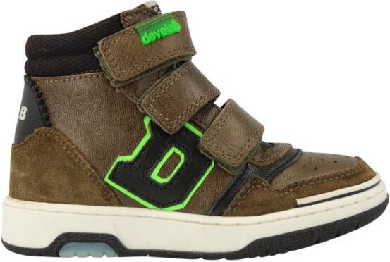 Develab 44307 559 Kaki Fantasy Sneakers hoge-sneakers