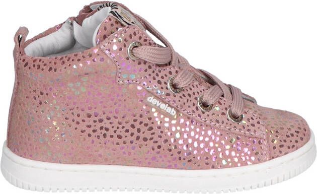 Develab 44322 479 Old Pink Fantasy Sneakers hoge-sneakers